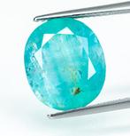 Zonder minimumprijs Smaragd - 6.84 ct - Bellerophon Gemlab -, Handtassen en Accessoires, Edelstenen, Nieuw