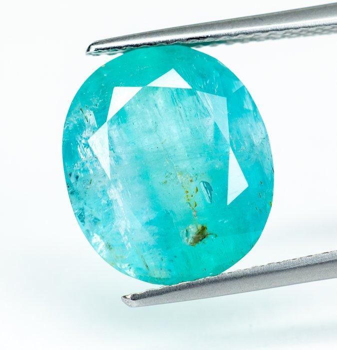 Zonder minimumprijs Smaragd - 6.84 ct - Bellerophon Gemlab -, Handtassen en Accessoires, Edelstenen