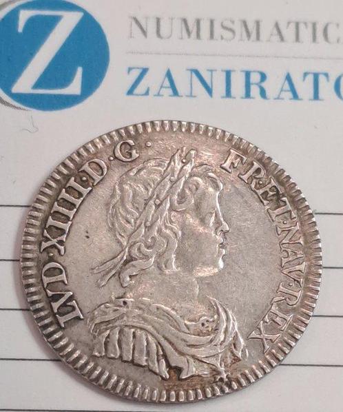Frankrijk. Louis XIV (1643-1715). 1/12 Écu 1644-A, Paris, Postzegels en Munten, Munten | Europa | Euromunten
