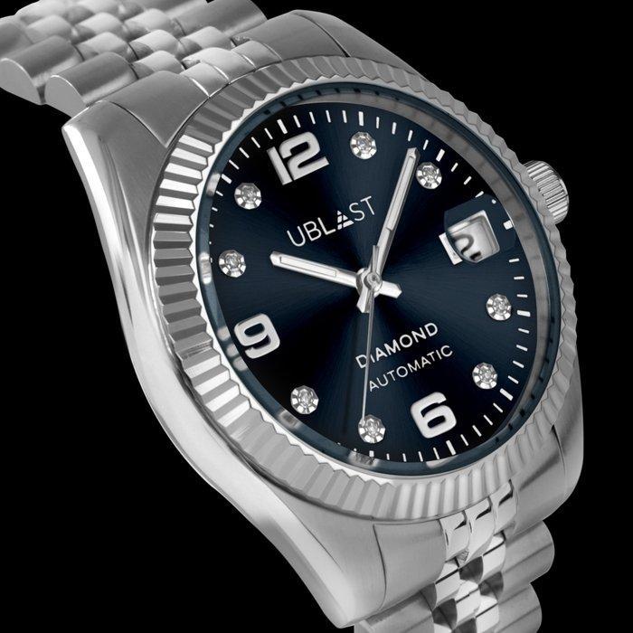 Ublast - Century Diamond - Set Man & Woman - UBDCE40BU+GN -, Handtassen en Accessoires, Horloges | Heren