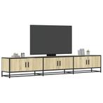 vidaXL Tv-meubel 240x35x41 cm bewerkt hout sonoma, Huis en Inrichting, Kasten |Televisiemeubels, Verzenden, Nieuw