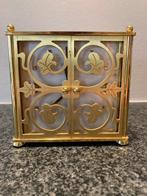 Tafelklok - Imhof - Messing - 1960-1970 - 8-daags uurwerk