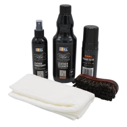 ADBL Leather Kit - Lederen Autobekleding Verzorging Kit, Auto diversen, Onderhoudsmiddelen, Verzenden