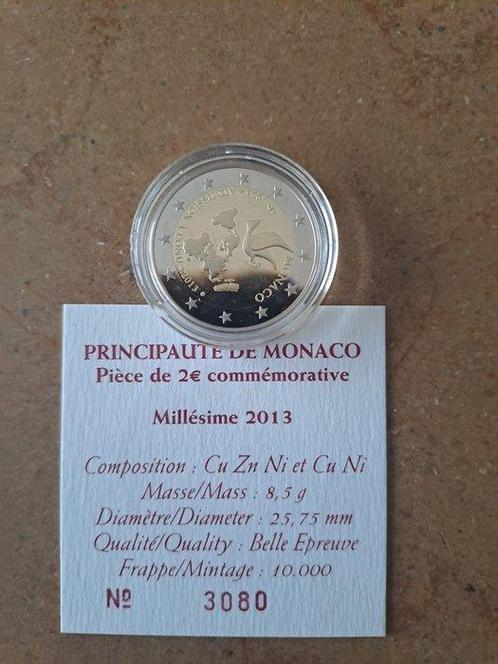 Monaco. 2 Euro 2013 ONU Proof, Postzegels en Munten, Munten | Europa | Euromunten