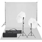 VD Fotostudioset met verlichtingsset en achtergrond 500 x, Verzenden, Nieuw