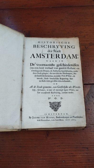 Olfert Dapper - Historische beschryving der stadt Amsterdam, Antiek en Kunst, Antiek | Boeken en Manuscripten