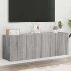 vidaXL Tv-meubels 2 st wandgemonteerd 60x30x41 cm grijs, Huis en Inrichting, Kasten |Televisiemeubels, Nieuw, Verzenden