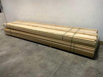 Veiling - 50x Vuren balk geschaafd 510x7x4,5cm, Doe-het-zelf en Bouw, Nieuw