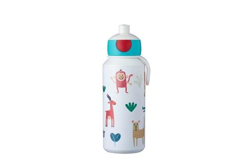 Mepal Drinkfles Pop-Up Campus 400ml Animal Friends, Hobby en Vrije tijd, Feestartikelen, Nieuw, Verzenden