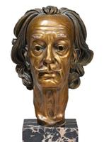 Arno Breker (1900-1991) - sculptuur, Bronzebüste Salvador, Antiek en Kunst