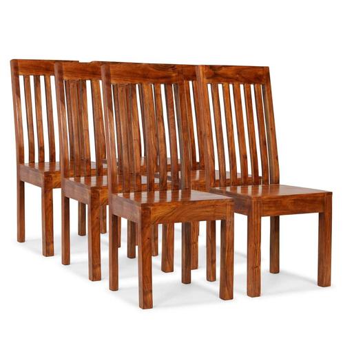 vidaXL Chaises à manger lot de 6 bois massif moderne, Maison & Meubles, Chaises, Neuf, Envoi