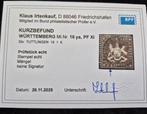 Württemberg 1861 - 1 Kreuzer met plaatfout kortbefund BPP -, Gestempeld