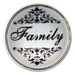 Fako Bijoux® - Click Button - Glas - Family, Bijoux, Sacs & Beauté, Bracelets, Verzenden