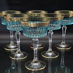 Artemisia - Champagne fluitje (6) - Kristal, oro 24kt, Antiek en Kunst