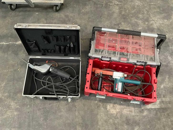 Bandschuurmachines (2x), Bricolage & Construction, Outillage | Ponceuses