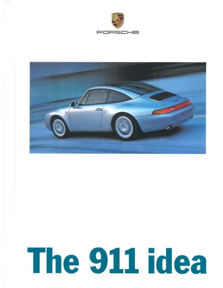 1997 PORSCHE 911 HARDCOVER BROCHURE ENGELS, Boeken, Auto's | Folders en Tijdschriften