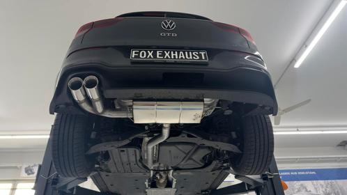 FOX VW Golf 8 GTD einddemper met aansluitbuis - 2x90 Type 25, Auto-onderdelen, Uitlaatsystemen, Nieuw, Verzenden