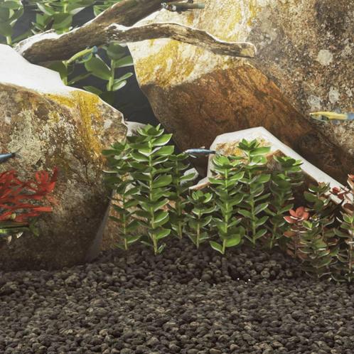 vidaXL Basaltgrind 10 kg 5-8 mm zwart, Dieren en Toebehoren, Vissen | Aquaria en Toebehoren, Nieuw, Verzenden