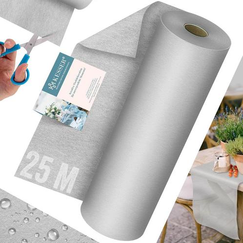 KESSER® Vlies tafelloper - 30cm x 25m - Afwasbaar - Waterafs, Huis en Inrichting, Woonaccessoires | Overige, Verzenden