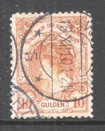 Nederland 1905 - Koningin Wilhelmina Bontkraag - 10 Gulden, Postzegels en Munten, Postzegels | Nederland