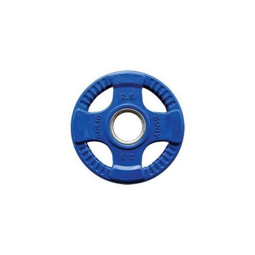 Body-Solid Gekleurde Rubberen Olympische Halterschijven 50mm, Sport en Fitness, Fitnessmaterialen, Nieuw, Verzenden