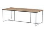 4 Seasons Outdoor Quatro tafel frost grey met Robusto teak, Tuin en Terras, Tuinsets en Loungesets, Nieuw