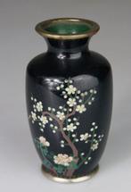 Vaas van Japans cloisonné-brons - Meiji-periode - Brons,, Antiek en Kunst