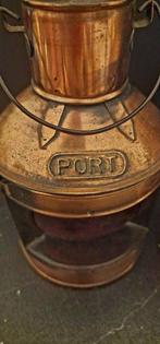 Port lamp, Navigation lamp, Ships lamp (2) - Messing, Glas,