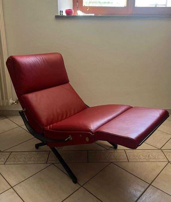 Tecno - Osvaldo Borsani - Fauteuil - Leder - P40 Fauteuil, Antiquités & Art, Art | Objets design