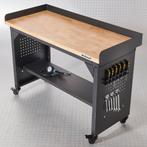 Datona Werkbank PRO met eiken werkblad en legbord, Doe-het-zelf en Bouw, Werkbanken, Ophalen of Verzenden, Nieuw