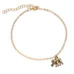 Fako Bijoux® - Enkelbandje - Enkelsieraad - Olifantje -