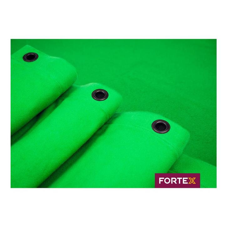 FORTEX Greenscreen 3m (b) x 4m (h) Chromakey groen 320, Muziek en Instrumenten, Licht en Laser, Verzenden