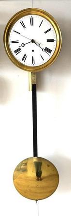 Klok - Messing - 1850-1900, Antiek en Kunst, Antiek | Klokken