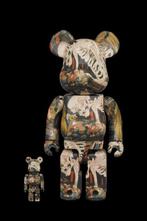 Medicom Toy - Bearbrick Utagawa Kuniyoshi The Haunted Old, Antiquités & Art, Art | Peinture | Moderne