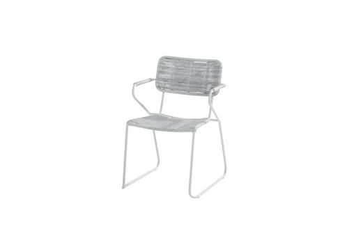 Taste by 4 Seasons Swing stapelbare tuinstoel frost grey |, Tuin en Terras, Tuinsets en Loungesets