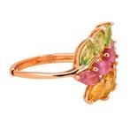 Sans prix de réserve - Bague Plaqué or Tourmaline - Plaqué