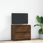 vidaXL Tv-meubel 60x35x54 cm bewerkt hout bruin eikenkleur, Huis en Inrichting, Verzenden, Nieuw