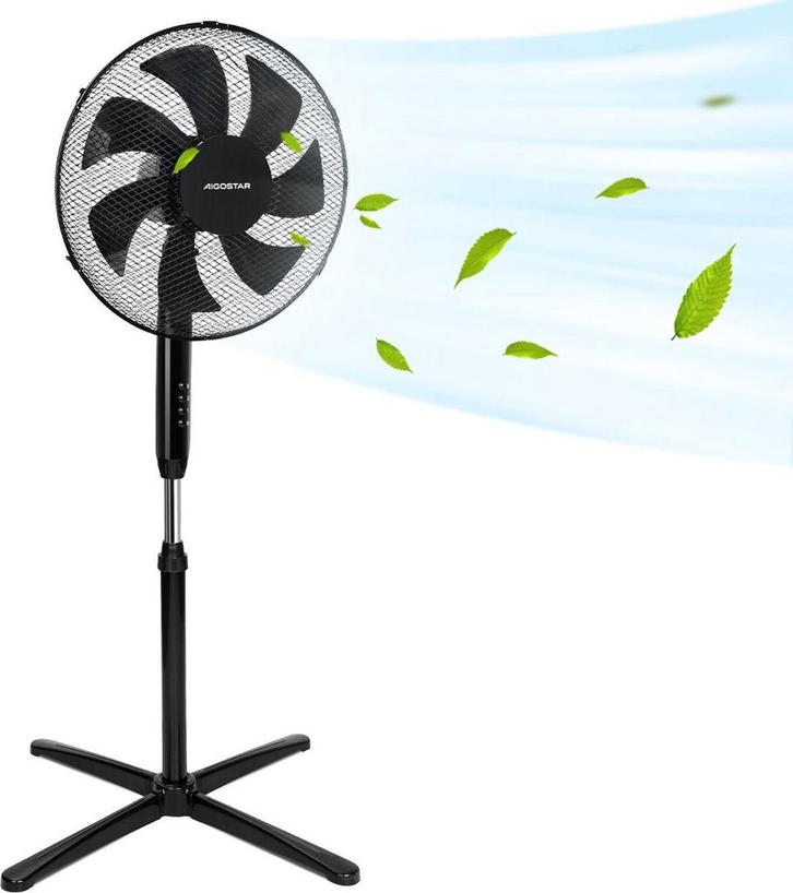 Aigostar Statiefventilator - Ventilator Staand - Verstelbaar, Electroménager, Ventilateurs, Envoi