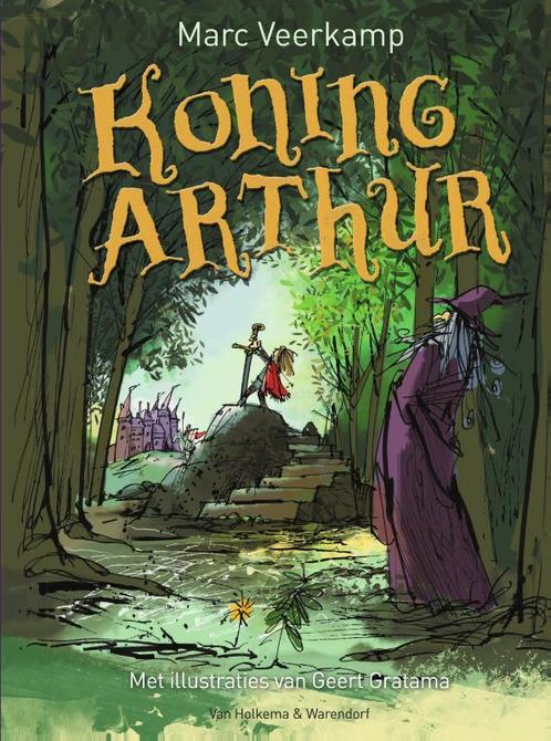 Koning Arthur 9789000347070 Marc Veerkamp, Boeken, Kinderboeken | Jeugd | onder 10 jaar, Zo goed als nieuw, Verzenden