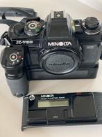 Minolta X-700 + Winder + Back Appareil photo argentique, Audio, Tv en Foto, Nieuw