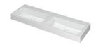 INK Wastafel Momento Polystone met 2 kraangaten 140 cm x 45, Ophalen of Verzenden, Nieuw, Overige typen