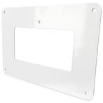 Kunststof afdekplaat voor kanaal 110 x 55mm, Doe-het-zelf en Bouw, Verzenden, Nieuw