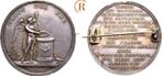 Zilver medaille von Loos, auf das Glueck Der Ehe o J, um..., Postzegels en Munten, Penningen en Medailles, Verzenden