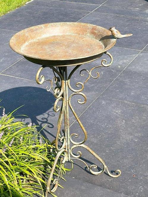 Vogelbad - Gietijzer, Smeedijzer, Antiek en Kunst, Curiosa en Brocante