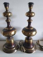 Lampe de table (2) - Laiton doré, Laiton fini - Élégance, Huis en Inrichting, Nieuw
