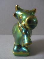Zsolnay - Statuette, Koe - 8 cm - Eosin, Antiek en Kunst