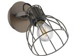 Veiling - EGLO Sambatello spot bruin/zilver Ø120mm, Nieuw