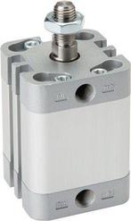 ISO 21287 Compacte Enkelwerkende Cilinder 80-25mm -, Verzenden