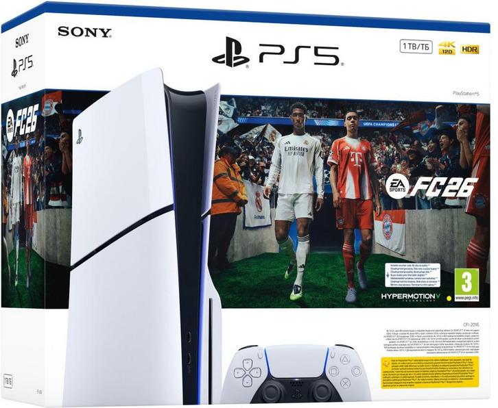 Sony PlayStation 5 Slim Pack-Disc Version Incl. FC 26, Games en Spelcomputers, Spelcomputers | Sony PlayStation 5, Ophalen of Verzenden