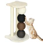 Krabpaal - Happy Cats - Met platform - Sisalballen - Grijs, Ophalen of Verzenden, Nieuw